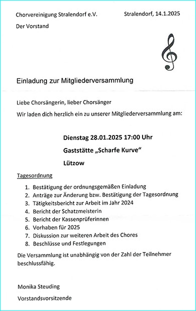 Einladung
